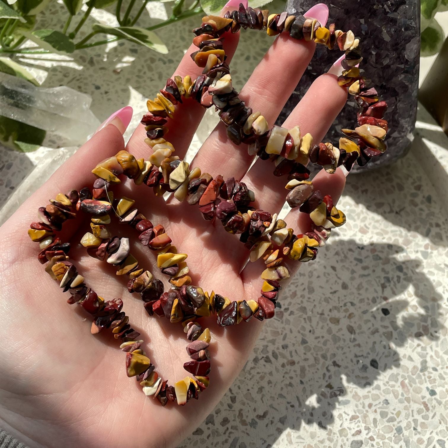 Mookaite Chip Bracelet Mookaite Chip Bracelet